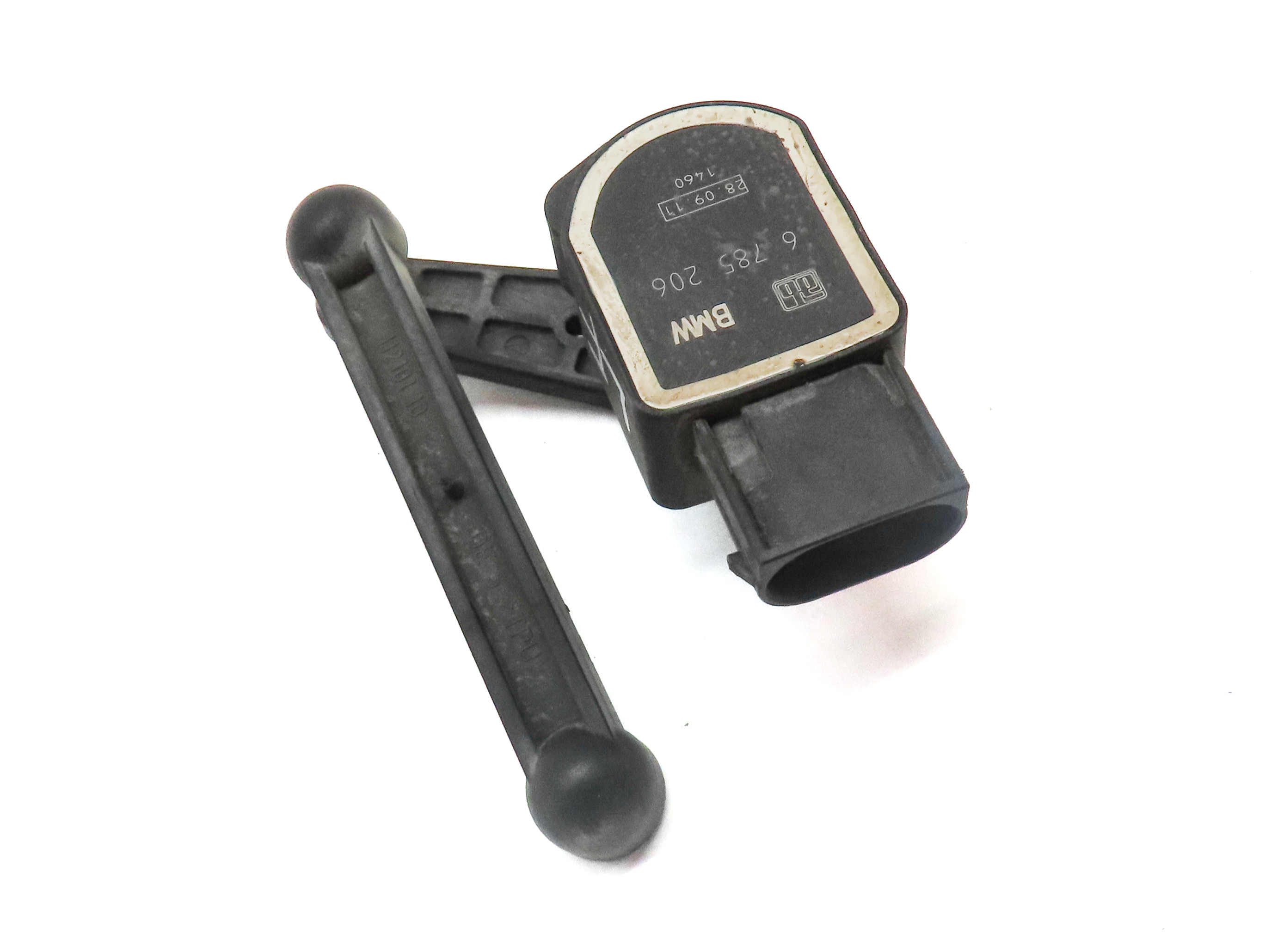 2012 BMW X5 (E70) FRONT LEFT DRIVER SIDE SUSPENSION HEIGHT LEVEL SENSOR — exact item pictured